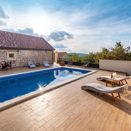 Stone House Near River Canyon Obrovac